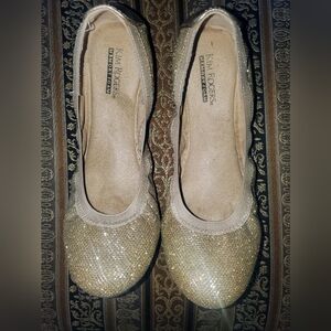 Kim Rogers Gold Memory Foam Women's Shoes Size 8